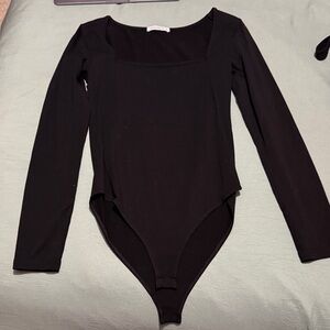 Black Long bodysuit